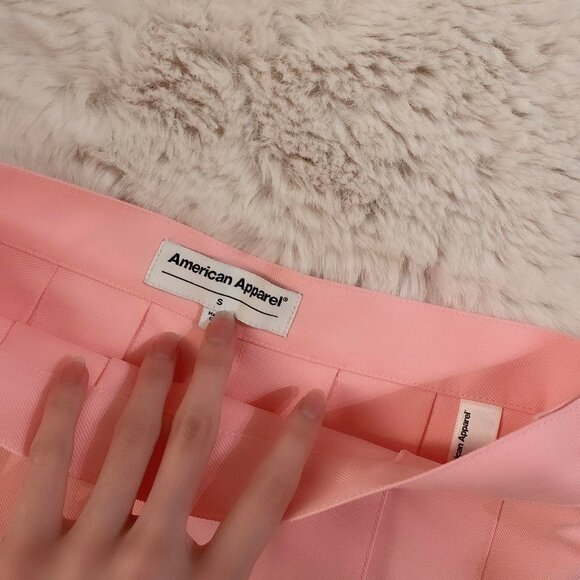 American apparel pleated tennis skirt in pink - Picture 4 of 4
